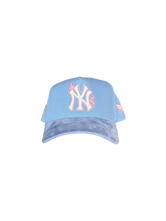 DREAMER HATS ny flames baby blue